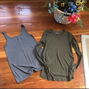 Maternity bundle lot Gap Old Navy S M tops tank long sleeve soft stretchy